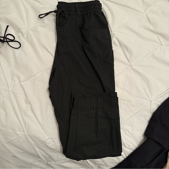 Grey Drawstring Trousers - Picture 4 of 4